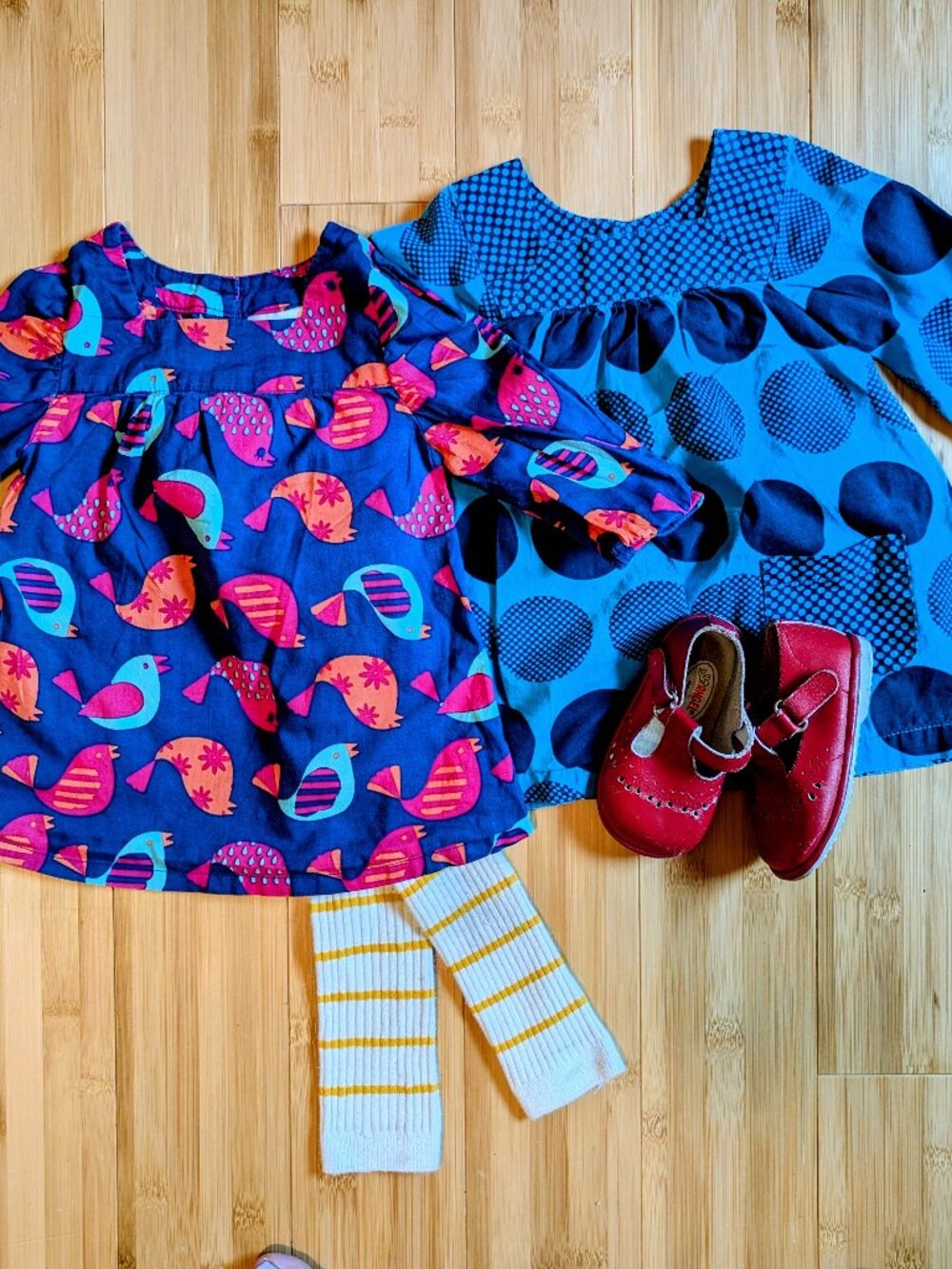 5 Piece Twee/Mod Baby Girl Clothing Lot